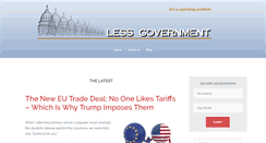 Desktop Screenshot of lessgovernment.org